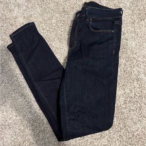 Dark blue denim Ann Taylor jeans 6 tall